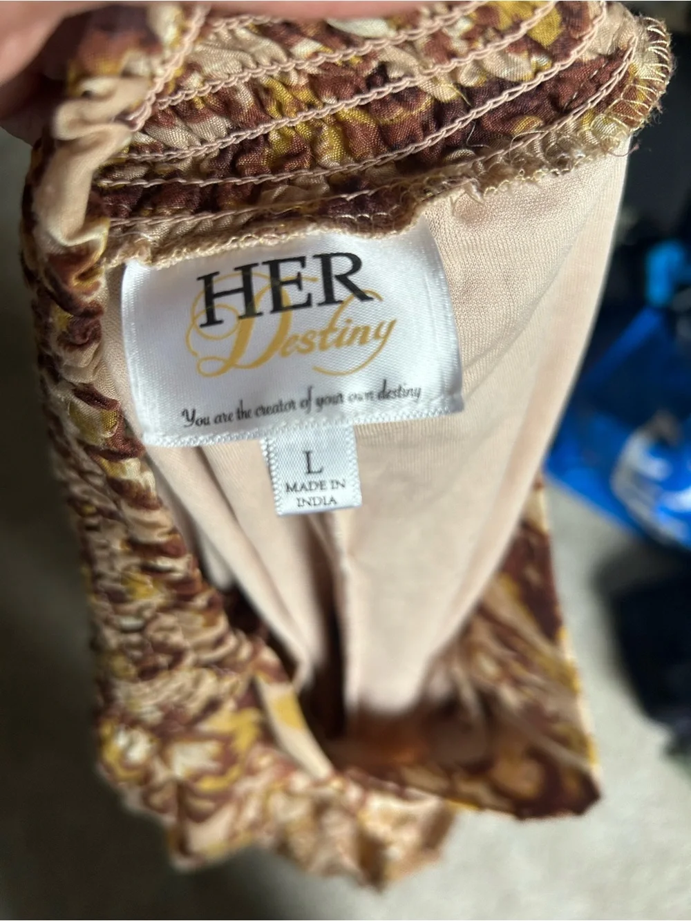 Her Destiny boho style maxi skirt L